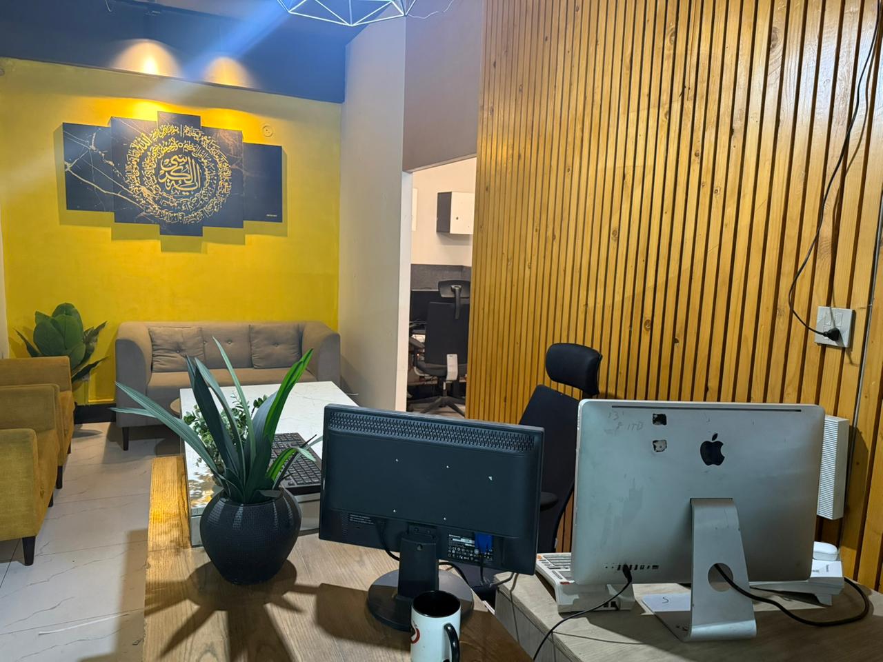 Modern Call Centre Workspace